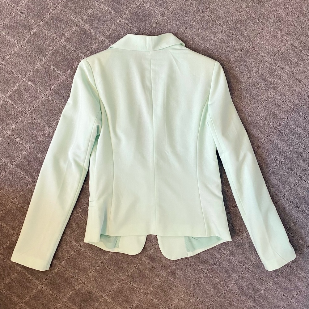 Mint Color Open Front Blazer - image 4
